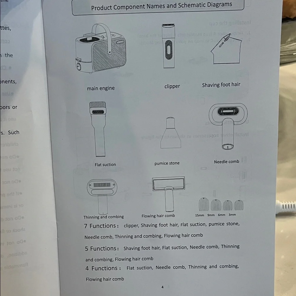 Dog Grooming Vacuum (White)